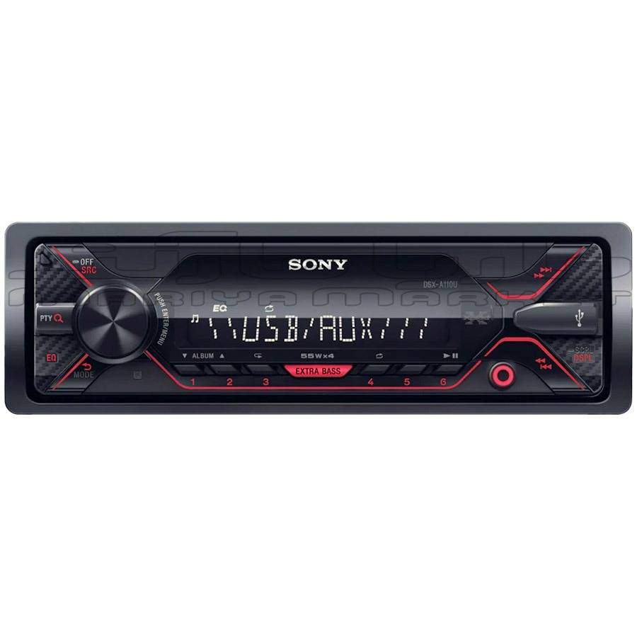 تصویر پخش کننده خودرو سونی Sony Car Audio DSX-A110U 4x55W ا Sony DSX-A110U Media Receiver With USB 4x55W Sony DSX-A110U Media Receiver With USB 4x55W