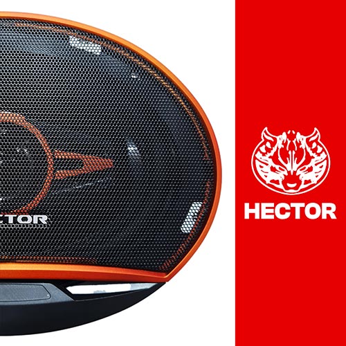 بلندگو بیضی هکتور مدل Hector-HE-6972 | فروشگاه سیستم صوتی خودرو ماریامارکت