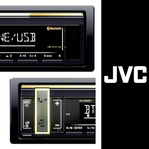 پخش جی ‌وی ‌سی مدل JVC KD-X368BT | فروشگاه سیستم صوتی خودرو ماریامارکت