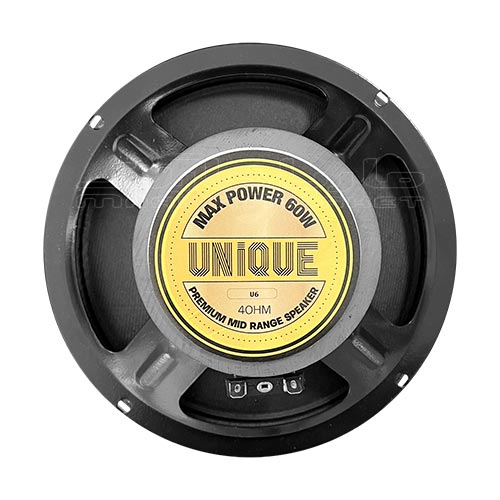 میدرنج 6 اینچ یونیک مدل U6 | فروشگاه سیستم صوتی خودرو ماریامارکت