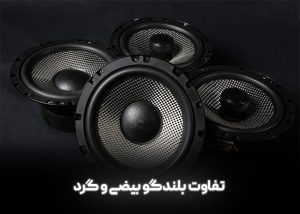 تفاوت بلندگو بیضی و گرد