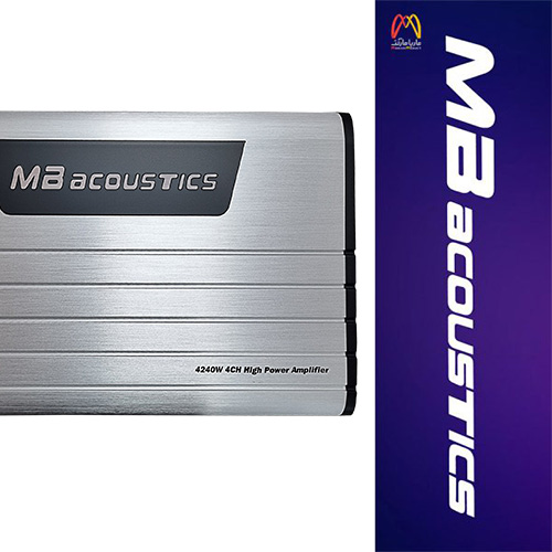 آمپلی فایر چهار کانال ام بی اکوستیک مدل MB-4804