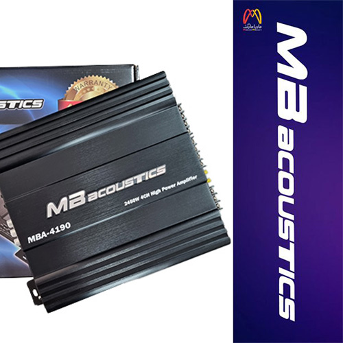 آمپلی فایر چهار کانال ام بی اکوستیک مدل MB-4190