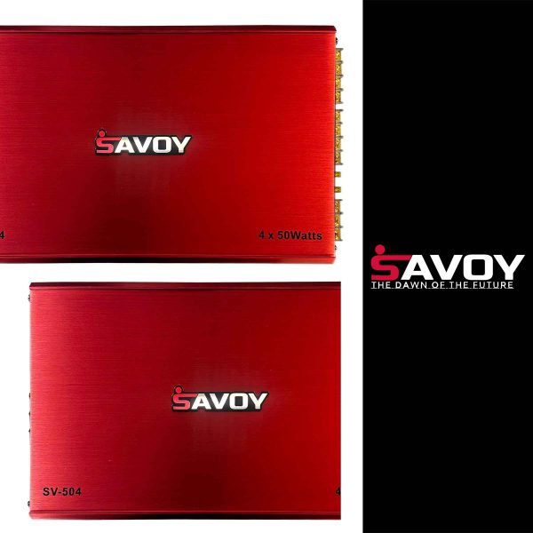 آمپلی فایر 4 کانال ساووی مدل SV_504