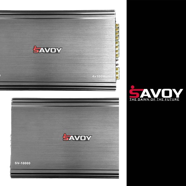 آمپلی فایر 4 کانال ساووی مدل SV_10000