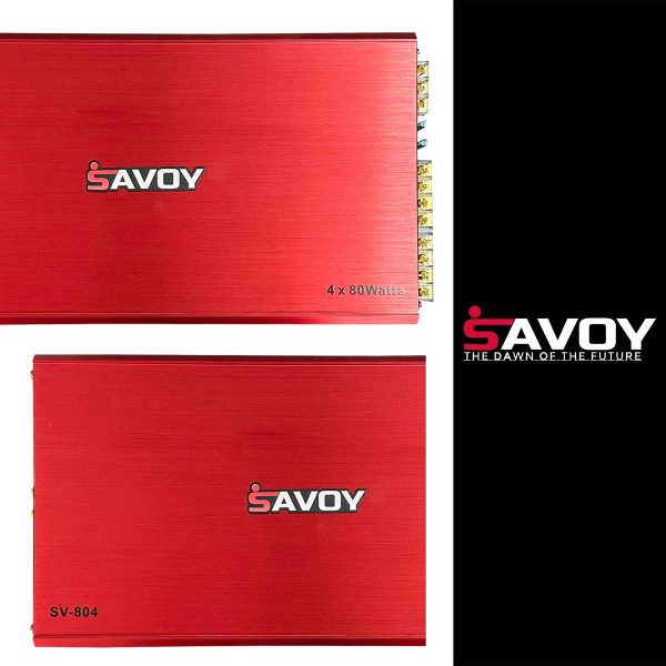 آمپلی فایر 4 کانال ساووی مدل SV_804