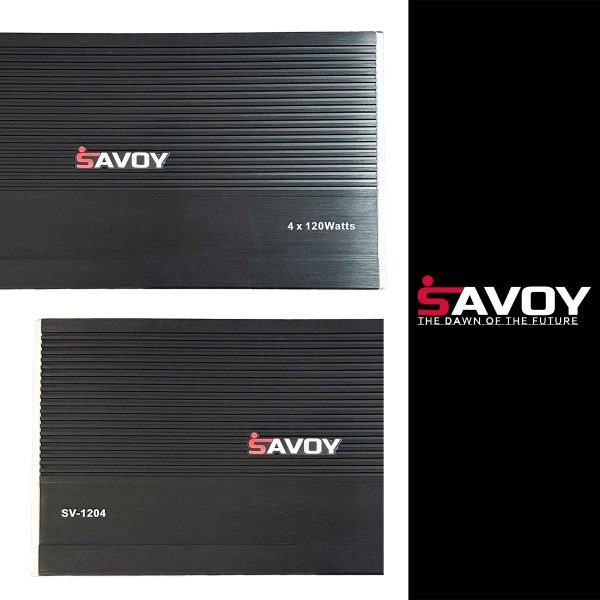 آمپلی فایر 4 کانال ساووی مدلSV_1204