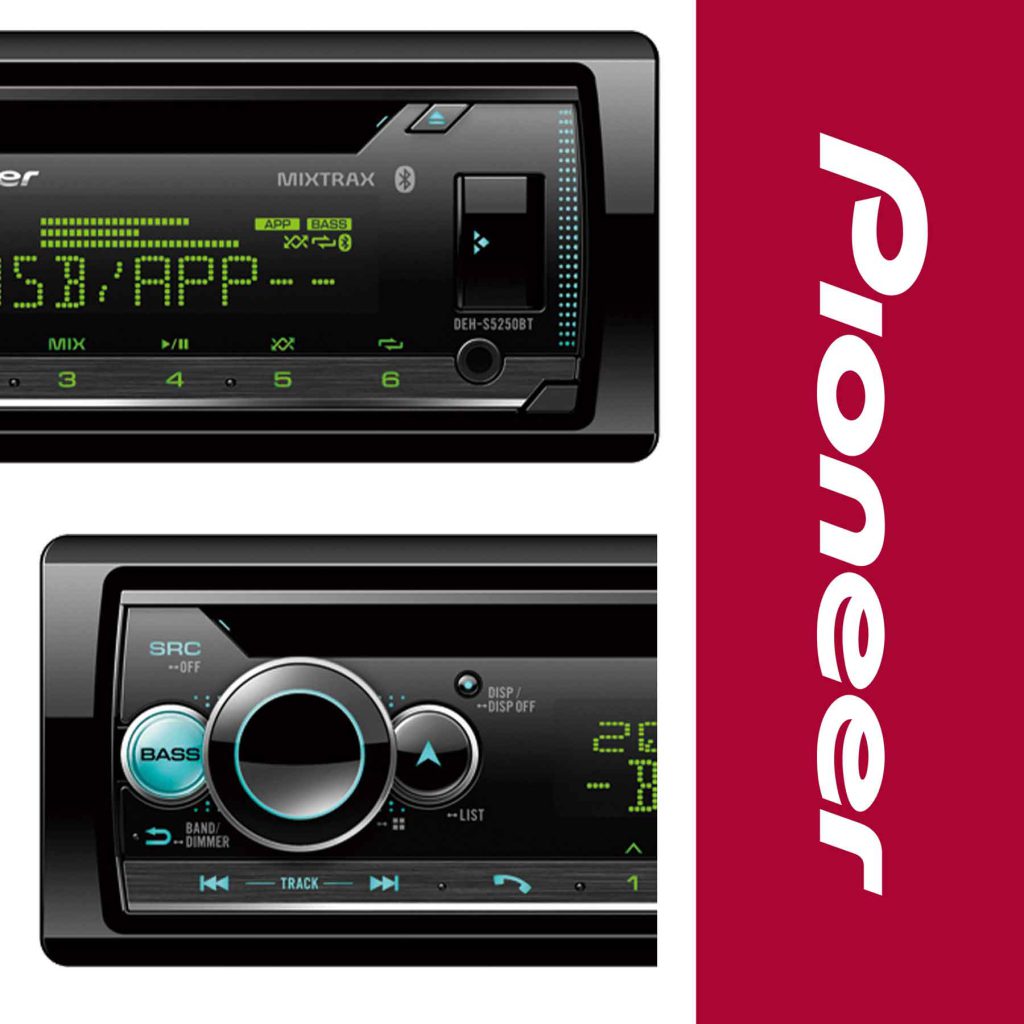 پخش دکلس پایونیر مدلDEH-S5250BT
