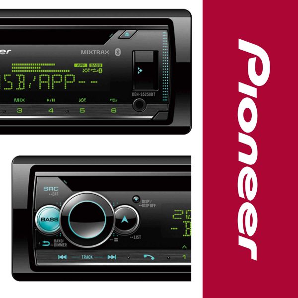 پخش دکلس پایونیر مدلDEH-S5250BT
