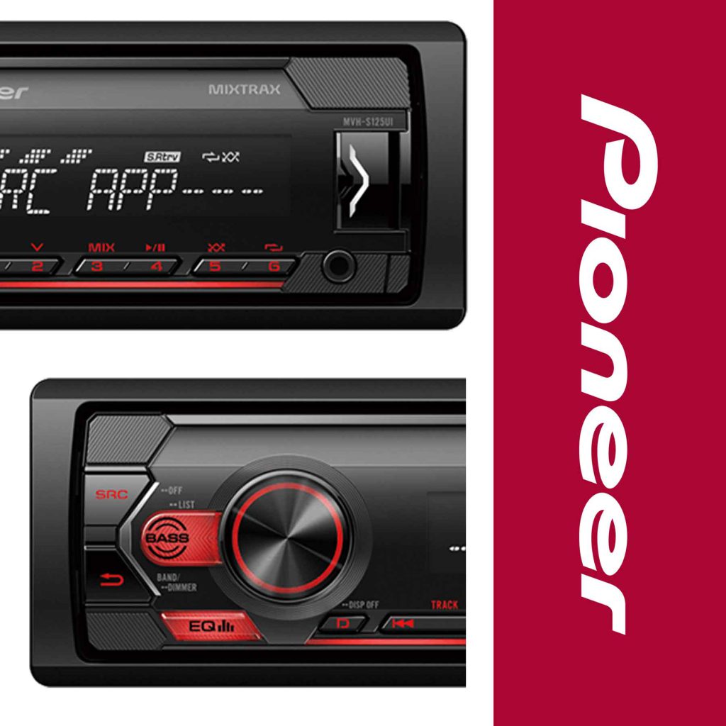 پخش دکلس پایونیر مدل MVH-S125UI