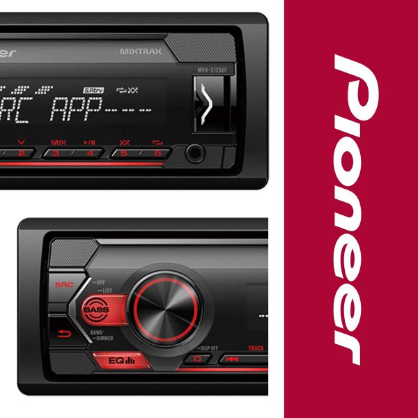 پخش دکلس پایونیر مدل MVH-S125UI